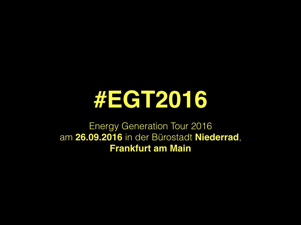 #EGT2016 am 26.09.2016